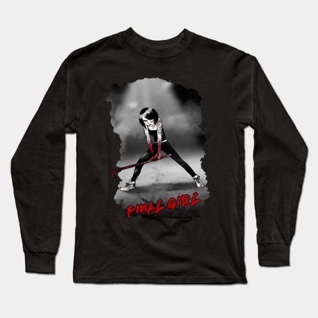 Final girl 1 Long Sleeve T-Shirt by raulovsky